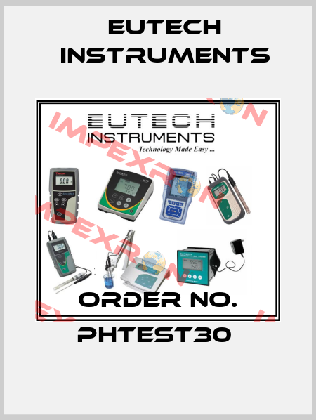 Order No. PHTEST30  Eutech Instruments