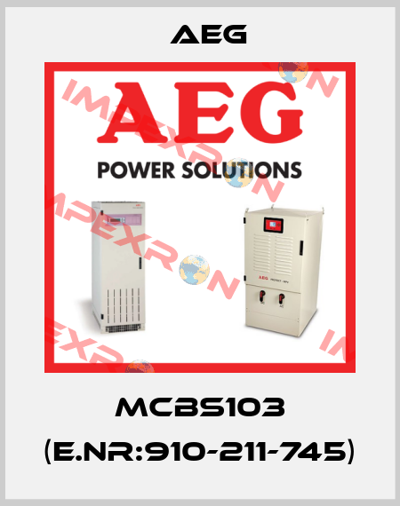 MCBS103 (E.NR:910-211-745) AEG