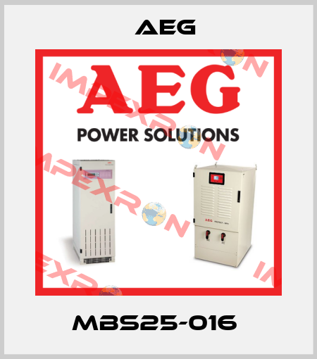 MBS25-016  AEG