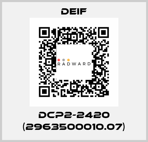 DCP2-2420 (2963500010.07) Deif