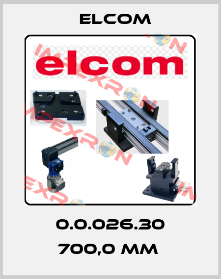 0.0.026.30 700,0 mm  Elcom