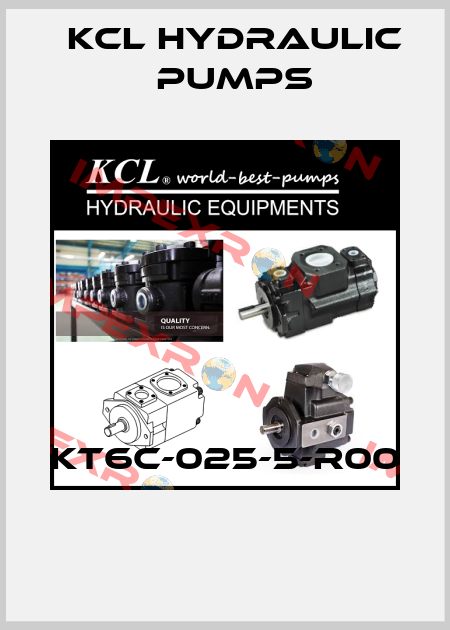 KT6C-025-5-R00  KCL HYDRAULIC PUMPS
