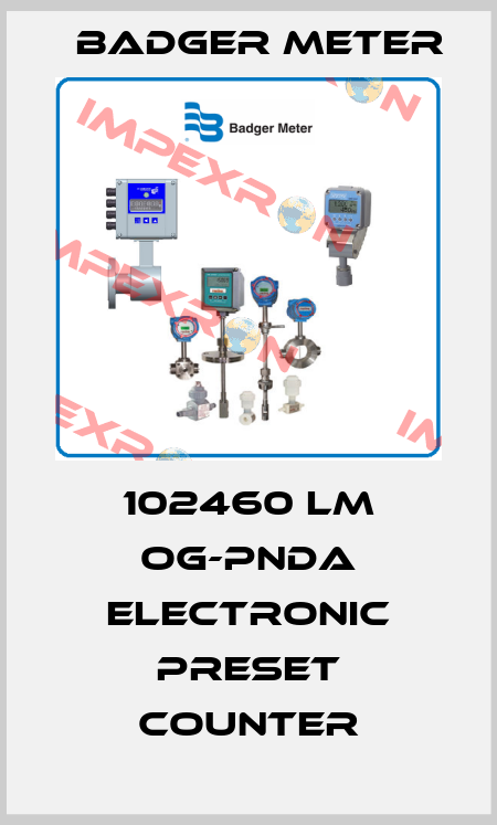 102460 LM OG-PNDA electronic preset counter Badger Meter
