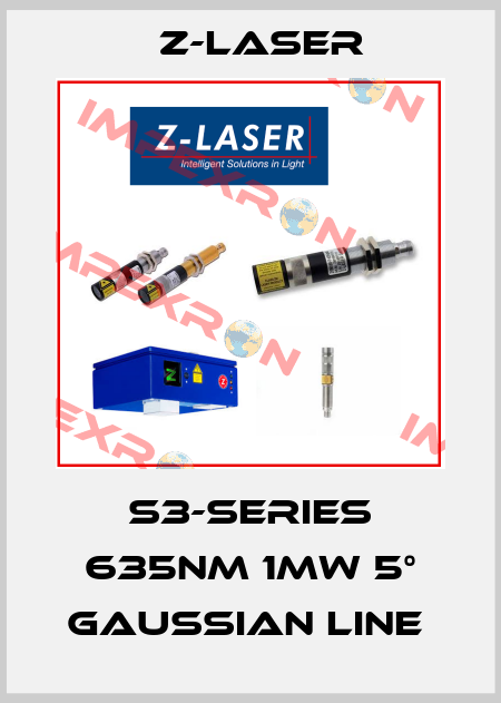 S3-Series 635nm 1mW 5° Gaussian Line  Z-LASER