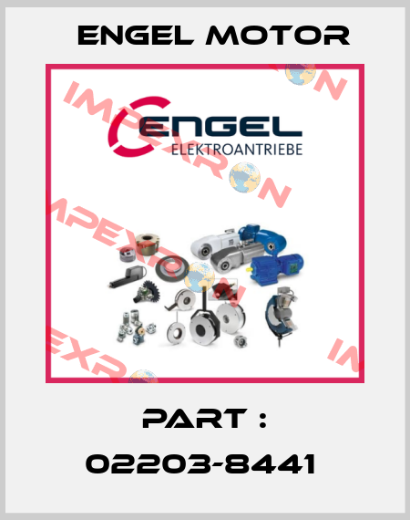 Part : 02203-8441  Engel Motor