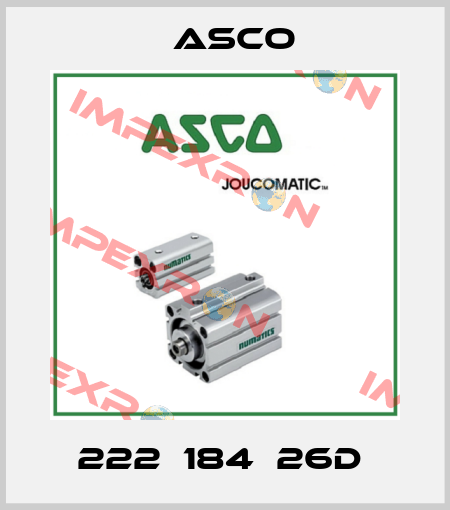 222‐184‐26D  Asco