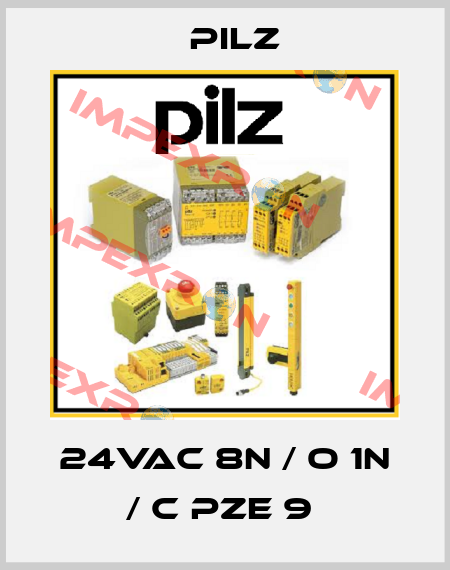 24VAC 8N / O 1N / C PZE 9  Pilz