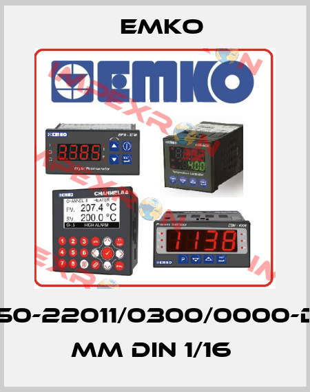 ESM-4450-22011/0300/0000-D:48x48 mm DIN 1/16  EMKO