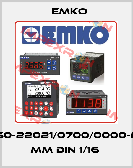 ESM-4450-22021/0700/0000-D:48x48 mm DIN 1/16  EMKO
