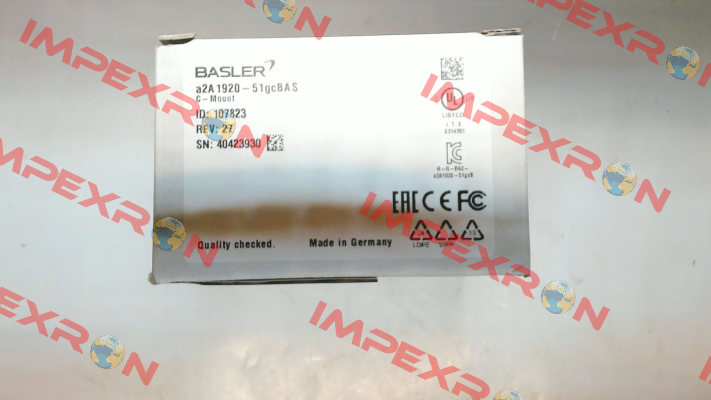A2A1920-51GCBAS Basler