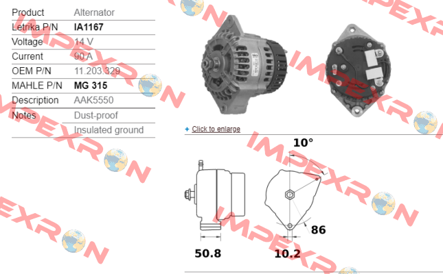 11.203.329 Mahle