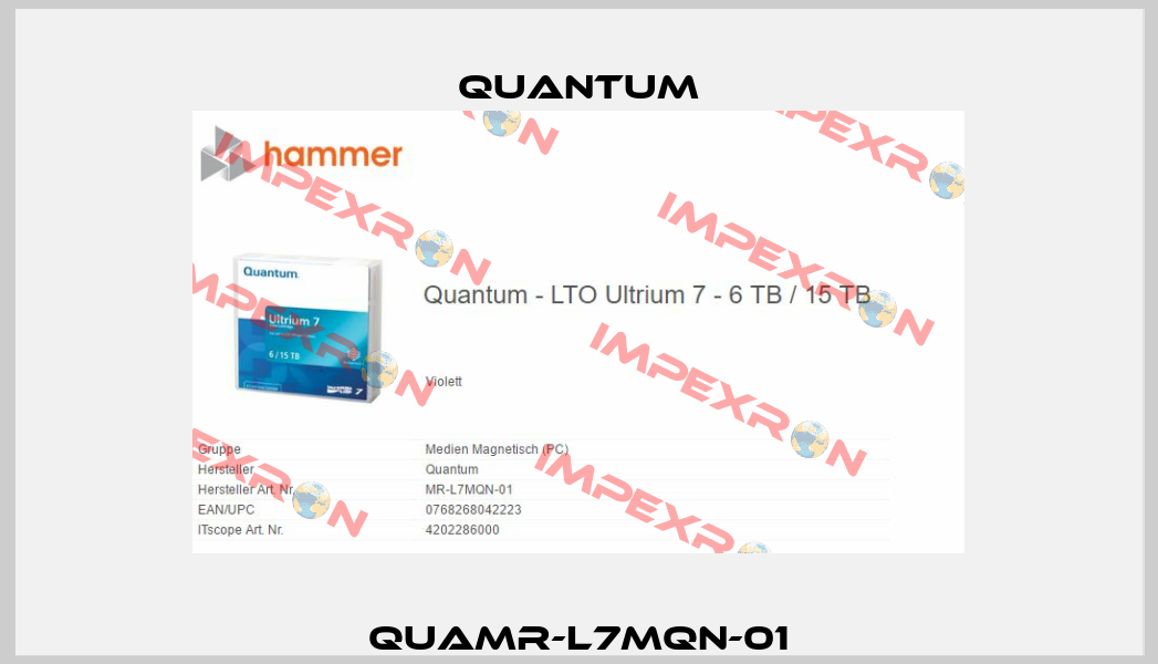 QUAMR-L7MQN-01 Quantum