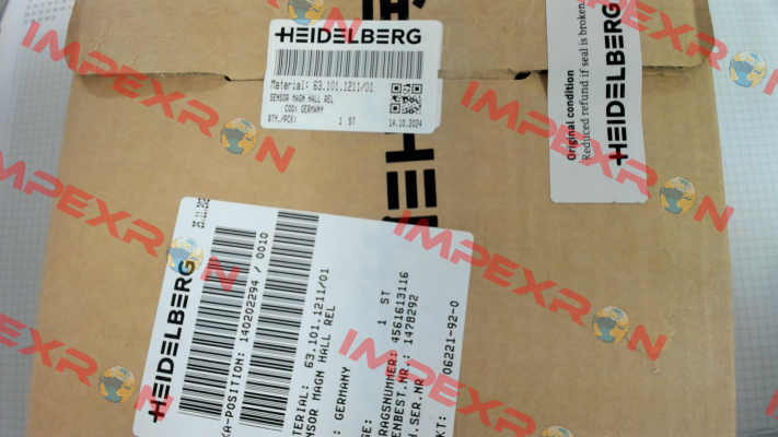 Sensor MAGN HALL REL Irion-Vosseler