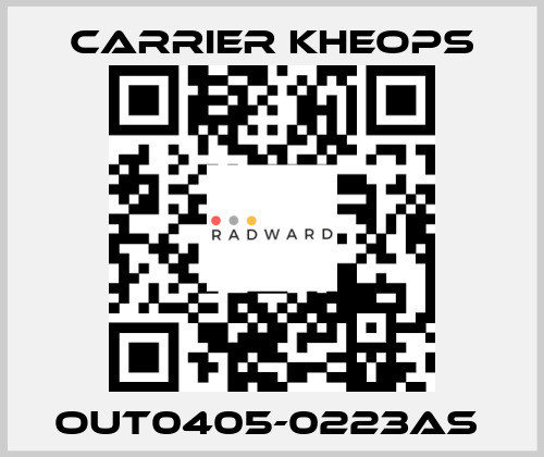 OUT0405-0223AS  Carrier Kheops