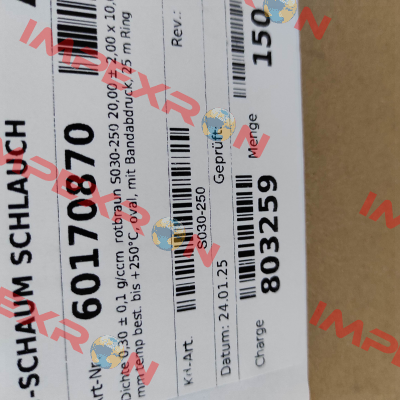 S030-250 BIW Isolierstoffe GmbH
