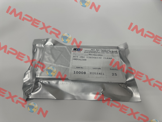 10008 Act Test Panels