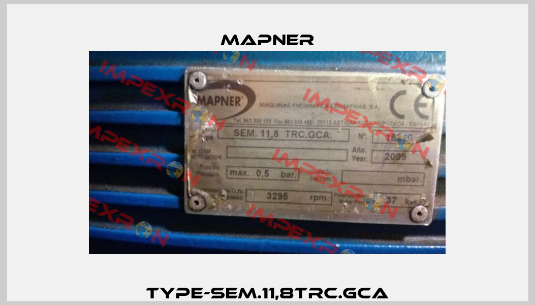 TYPE-SEM.11,8TRC.GCA MAPNER