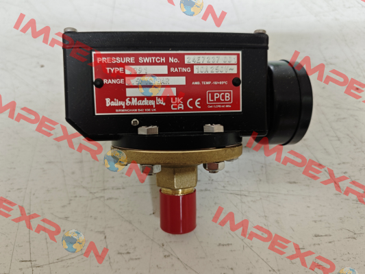 Type 1391 (0,5-10 BAR) Bailey & Mackey