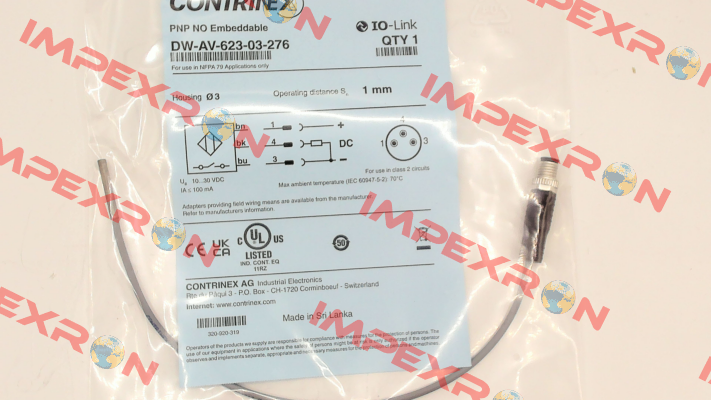 p/n: 320-920-319, Type: DW-AV-623-03-276 Contrinex