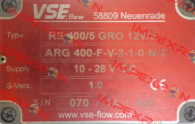 ARG 400-F-V-2-1-1-N/3 Vse-Flow