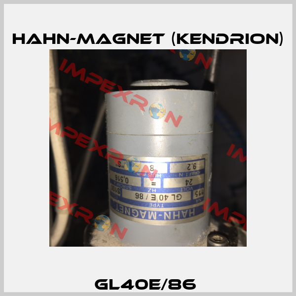 GL40E/86  HAHN-MAGNET (Kendrion)