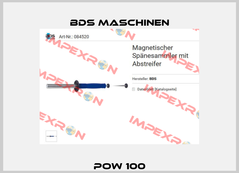 POW 100 BDS Maschinen