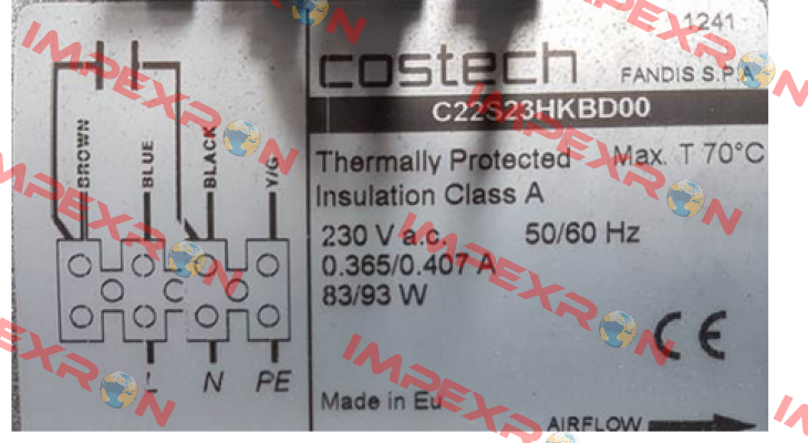 C22-S23-HKB-D00  Costech