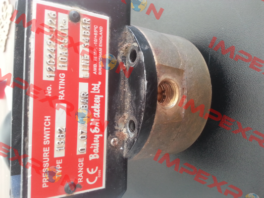 Type 1382  Serial number 12C2429 026  Bailey-Mackey