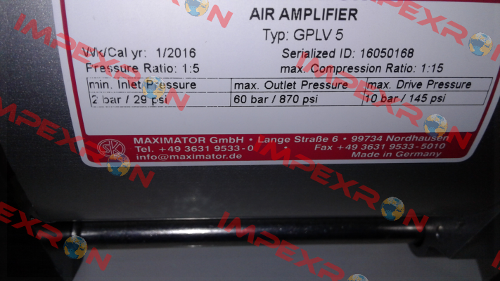 Art.-Nr. 3630.1174  Maximator