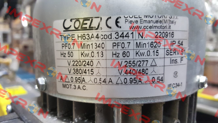 Code 3441   COEL MOTOR 