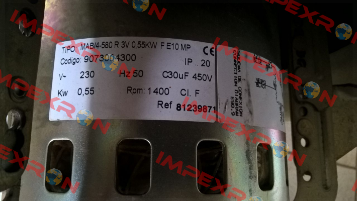 MAB/4-580 R 3V 0,55KW FE10 MP Chaysol