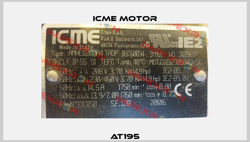 AT195 Icme Motor