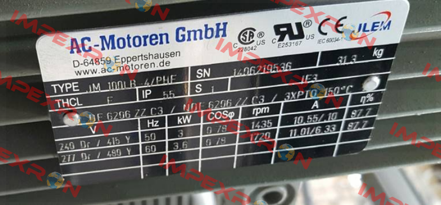 FCA 100 LB-4/ PHE AC Motoren