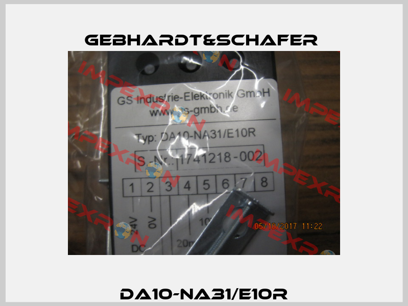 DA10-NA31/E10R GEBHARDT&SCHAFER 
