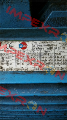 TYPE SM 160 M4 LL, alternative is  ELV160M4-B3 5-400 7XMPT (Brand is Elvem), alternative  ST3-160M4-LLNS-PTC( brand Almo)  Almo