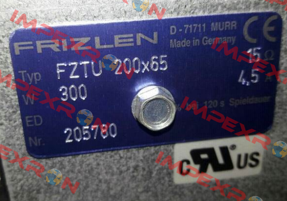 FZTU200X65-15 Frizlen