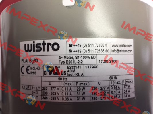 17.00.2100 Wistro