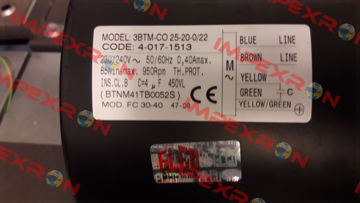 3BTM-CO 25-20-0/22 Elco