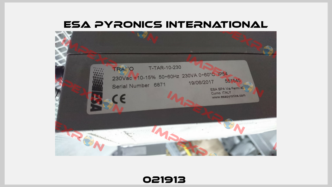 021913  ESA Pyronics International