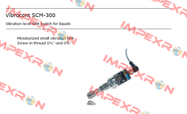 111000074 Type Vibrocont SCM 300 K 2 GA 01 S ACS CONTSYS