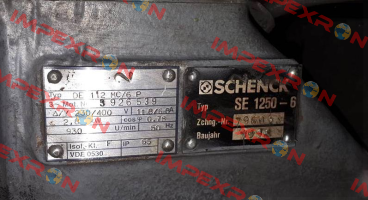 SE 1250-6 Obsolete! Replaced by Typ F 1300-6-7.0  Schenck