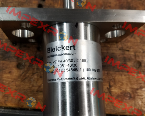Typ: PZ-FV 40/30 /#1951 Bleickert