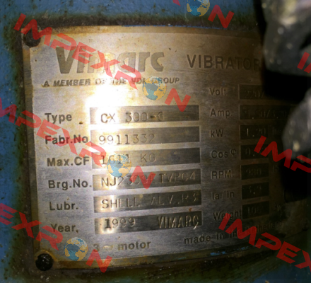 00200030 (CX 300-6) Vimarc vibrator motors