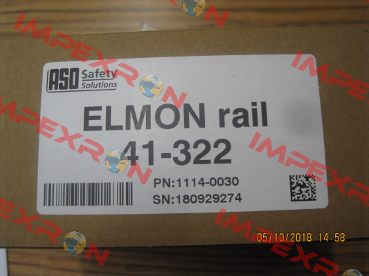 P/N: 1114-0030 Type: ELMON rail 41-322 ASO SAFETY