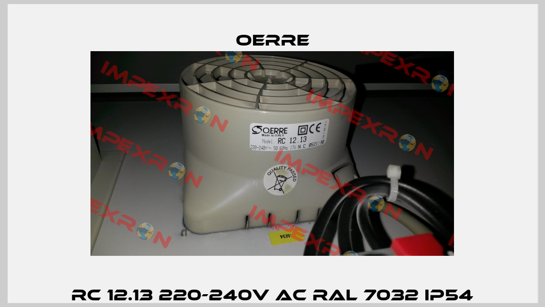 RC 12.13 220-240V AC RAL 7032 IP54 OERRE