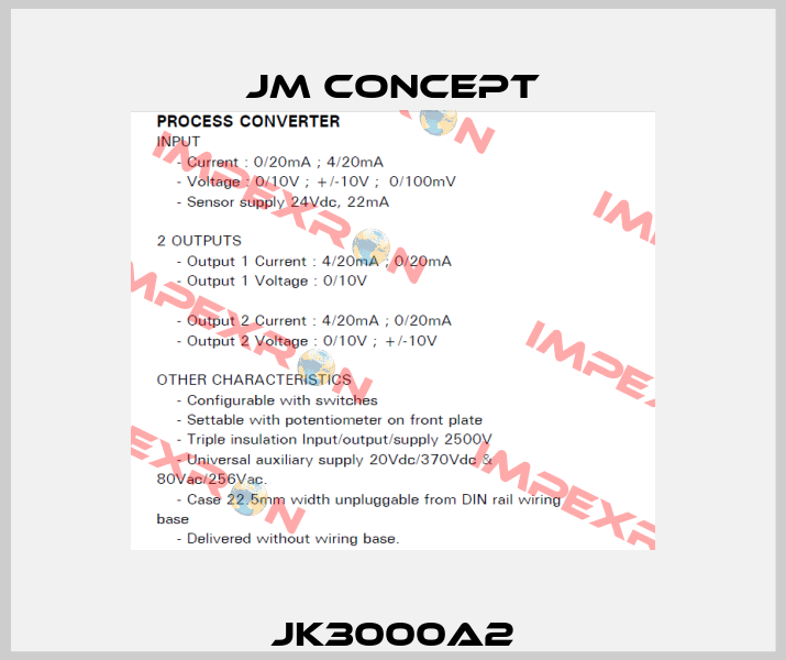 JK3000A2 JM Concept