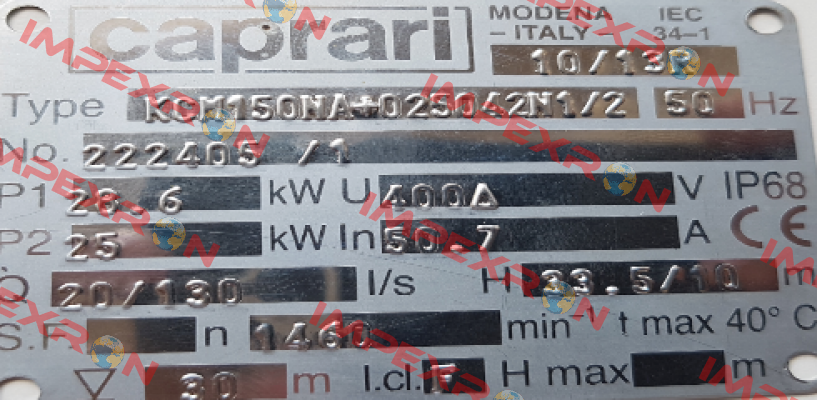 RLS02104( for KCM150NA+025042N1/2) CAPRARI