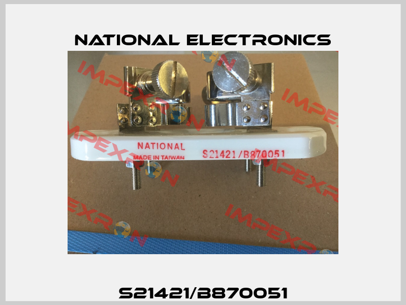 S21421/B870051 NATIONAL ELECTRONICS