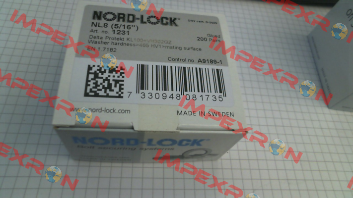 NL8 (5/16") / 1231 Nord Lock