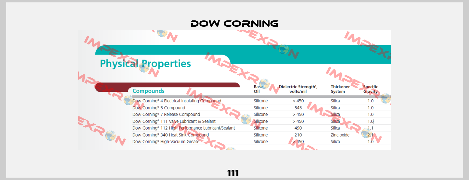 111  Dow Corning